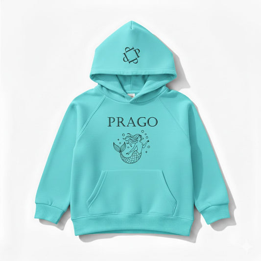 Pure Organic Hoodie – Aqua Blue