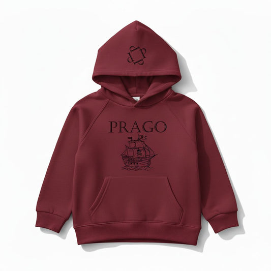 Pure Organic Hoodie – Maroon